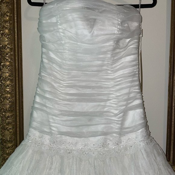 NWT ROSA CLARA WEDDING GOWN UNALTERED SAMPLE - Picture 10 of 16